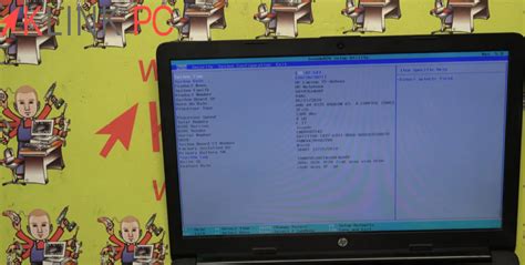 accès bios pc hp.